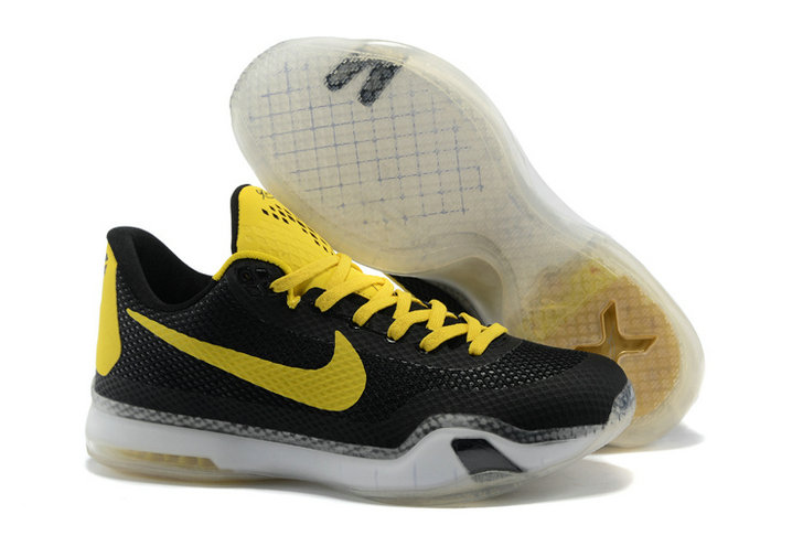 Nike Kobe 10 X Black Yellow White